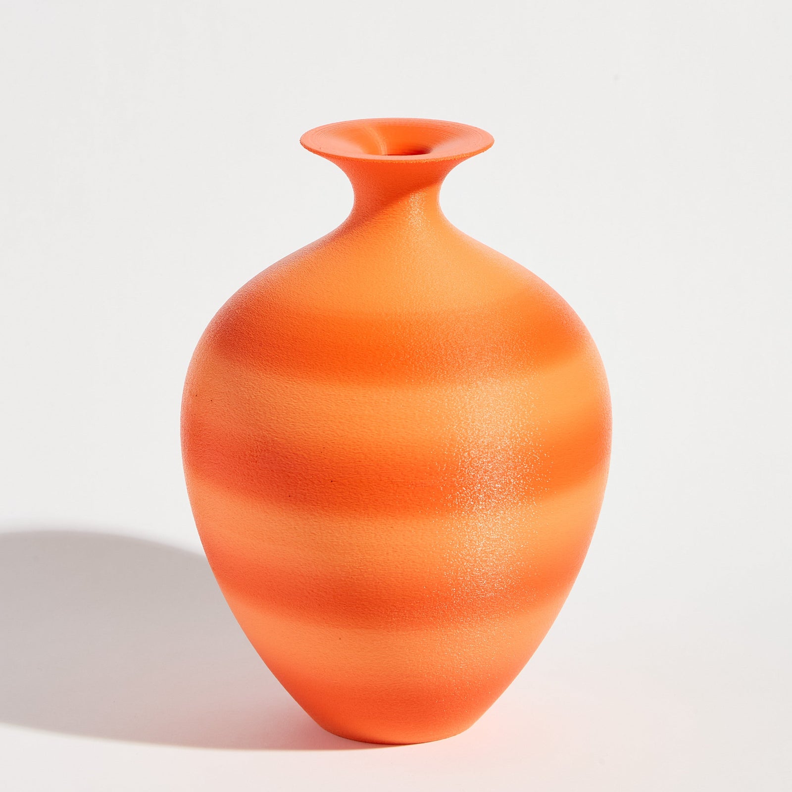 Urn Vase - Coral Orange
