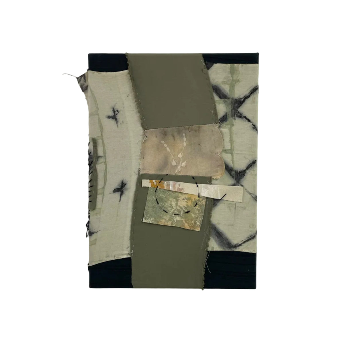 El Lino de la Abuela-Adriana Jaros-Acrylic and natural pigments on recycled cotton and lin