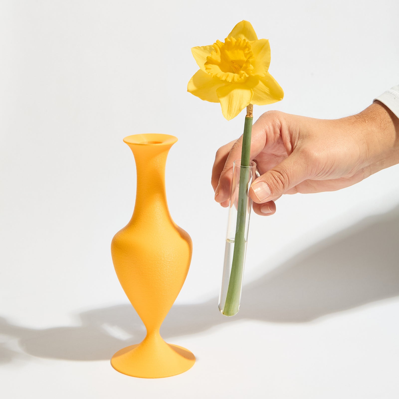 Flute Vase - Sunflower Yellow
