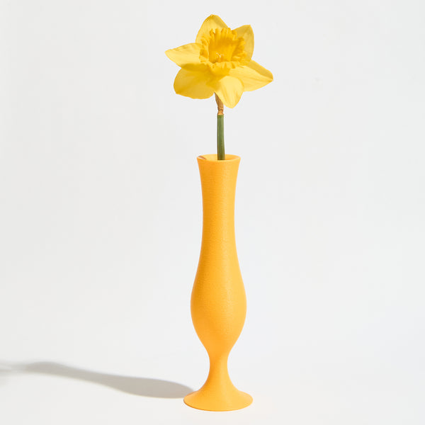 Flute Vase - Sunflower Yellow