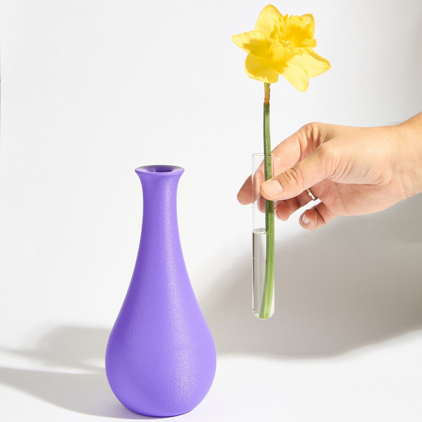 Teardrop Vase - Purple Iris