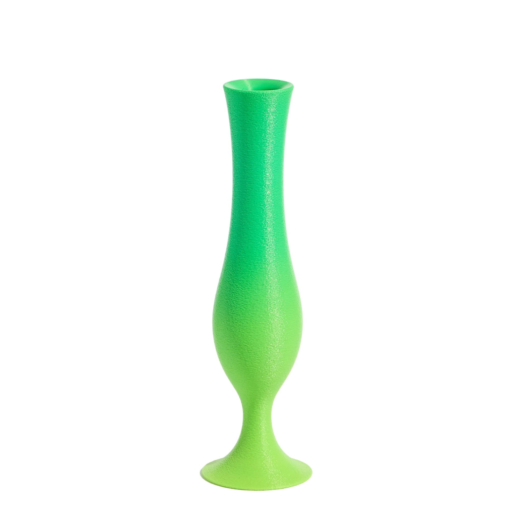 Flute Vase - Gecko Green