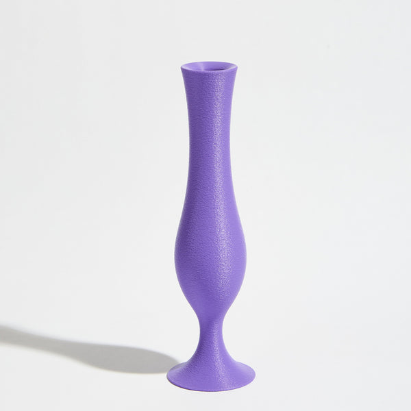Flute Vase - Purple Iris