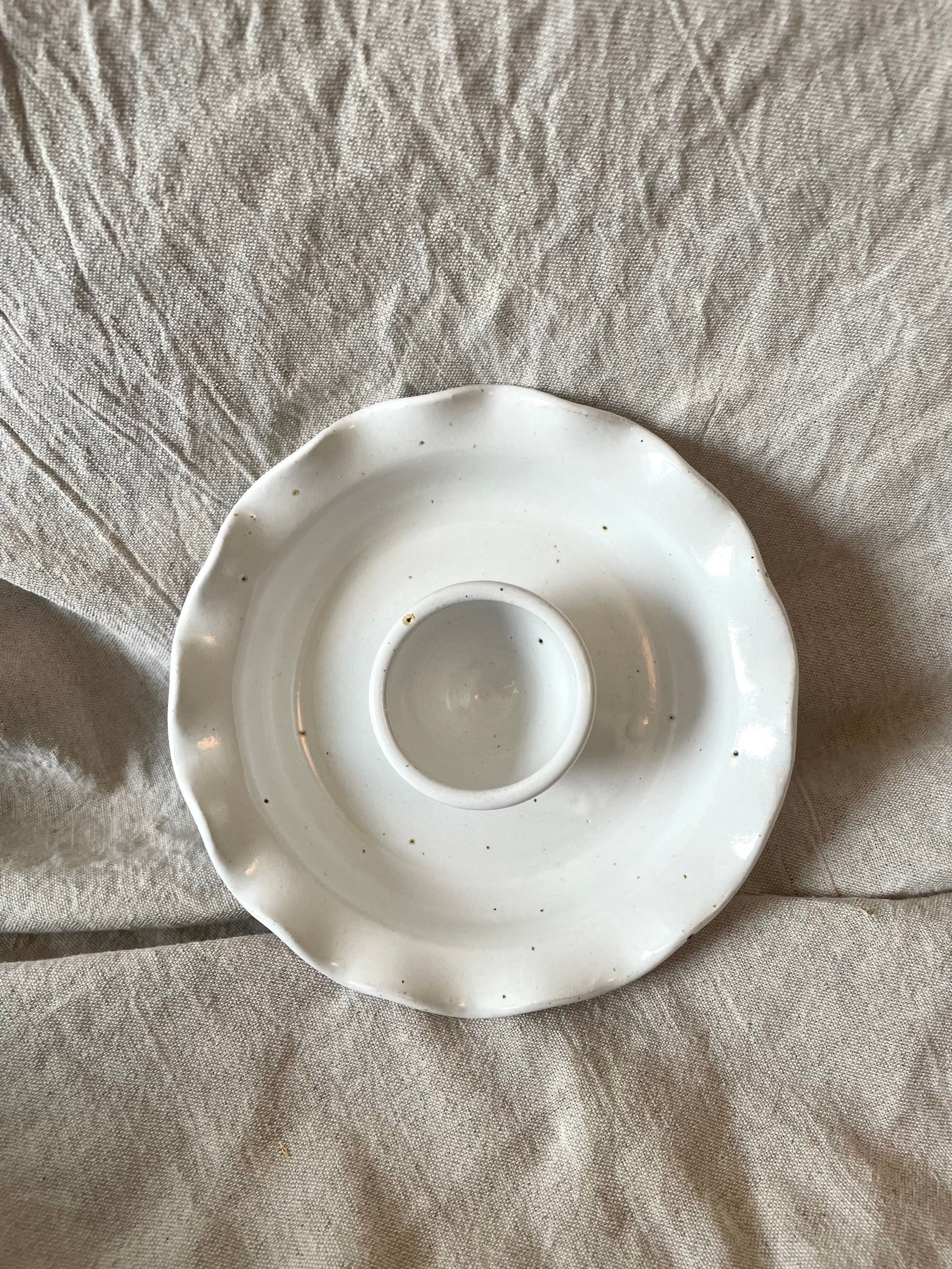 Studio ERS - white speckled frill olive dish.jpg