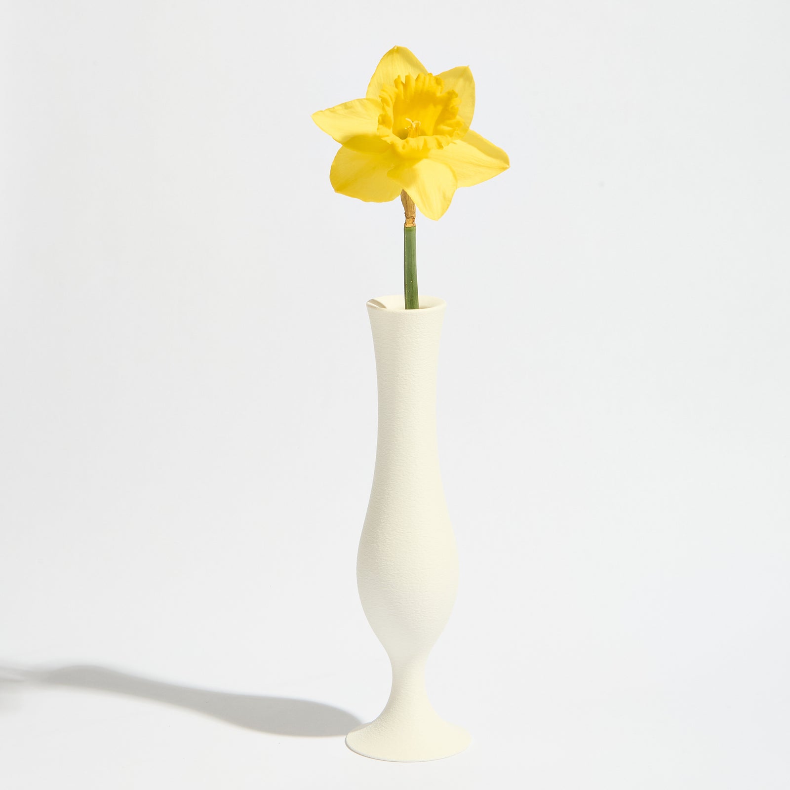 Flute Vase - White Lily