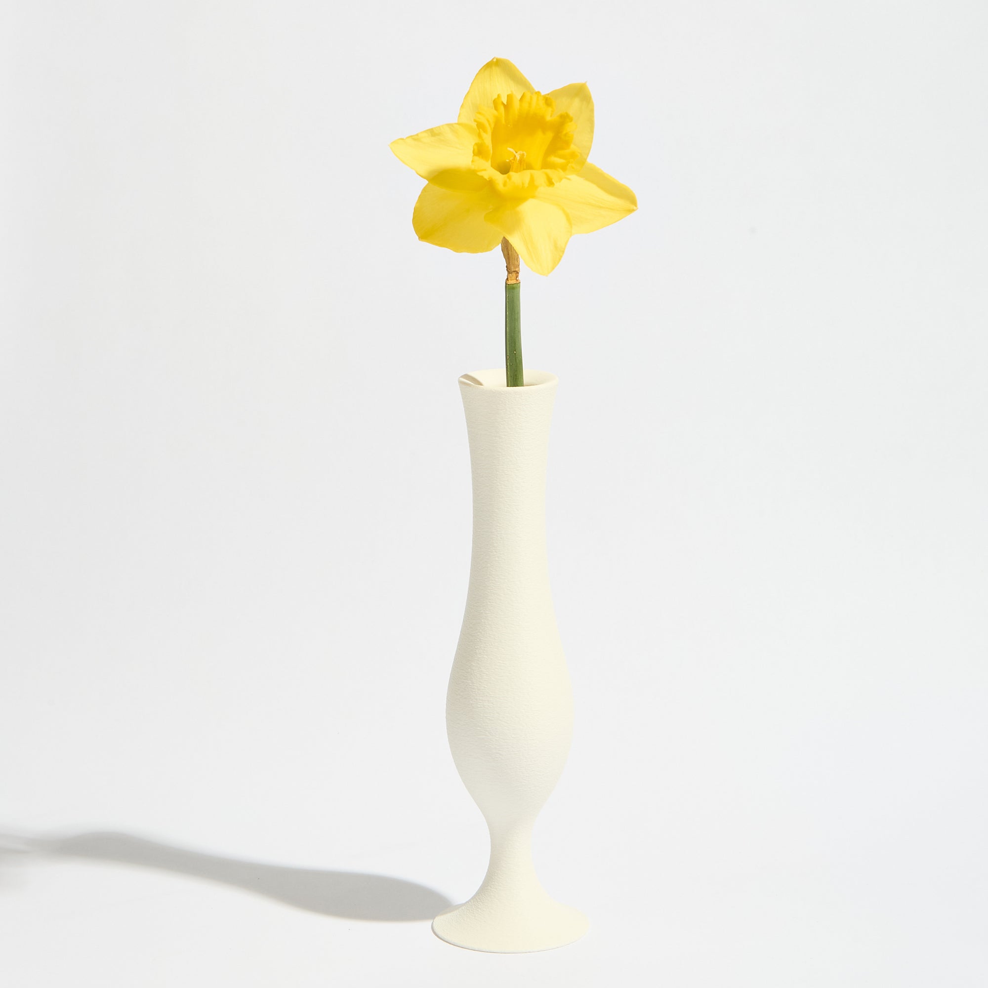 Flute Vase - White Lily