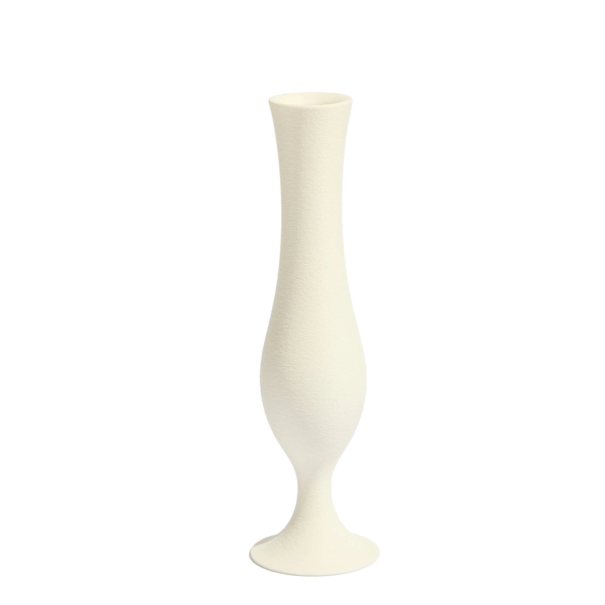 Flute Vase - White Lily