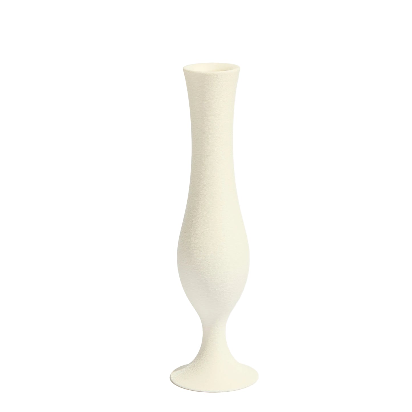 Flute Vase - White Lily