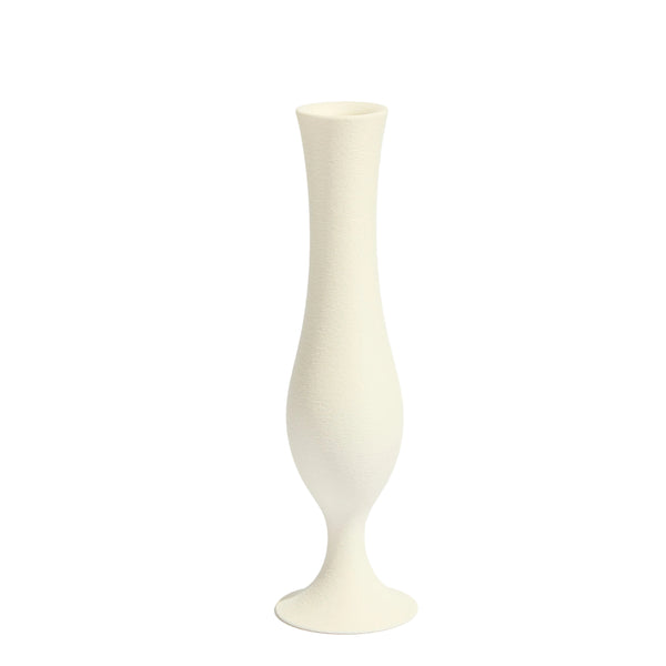 Flute Vase - White Lily