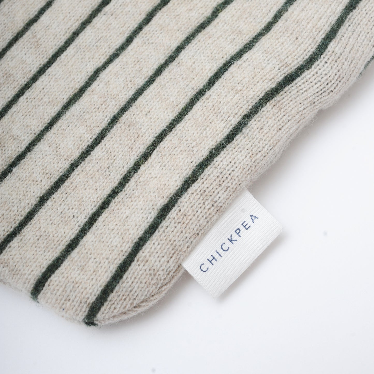 Hot Water Bottle Green Thin Stripe-3.jpg