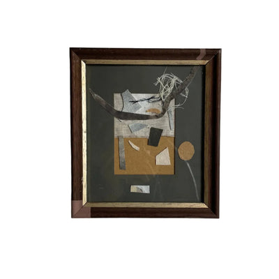 Rescued Frame 1-Adriana Jaros-Reurposed framed found at my local charity shop and a collag