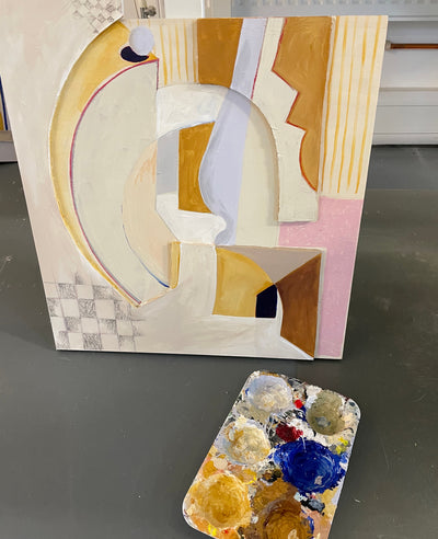  Wild Boundaries-Adriana Jaros-Acrylic and Oil pastel in Wood Panel  -2021--Partnership Ed