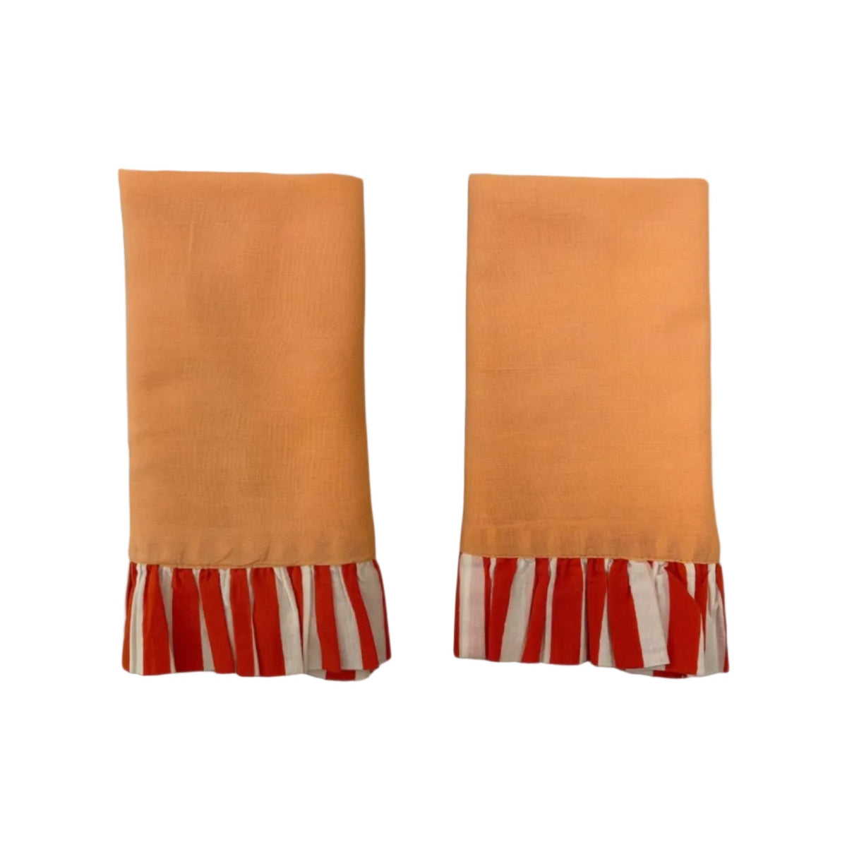 Peach and Tangerine Stripe Napkins.jpg