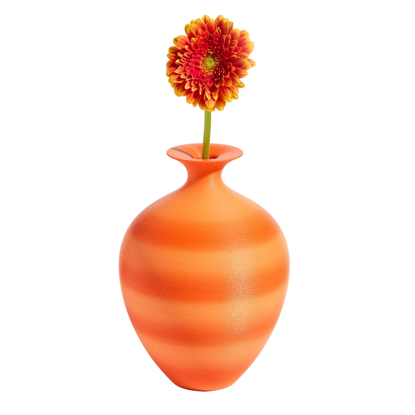 Urn Vase - Coral Orange