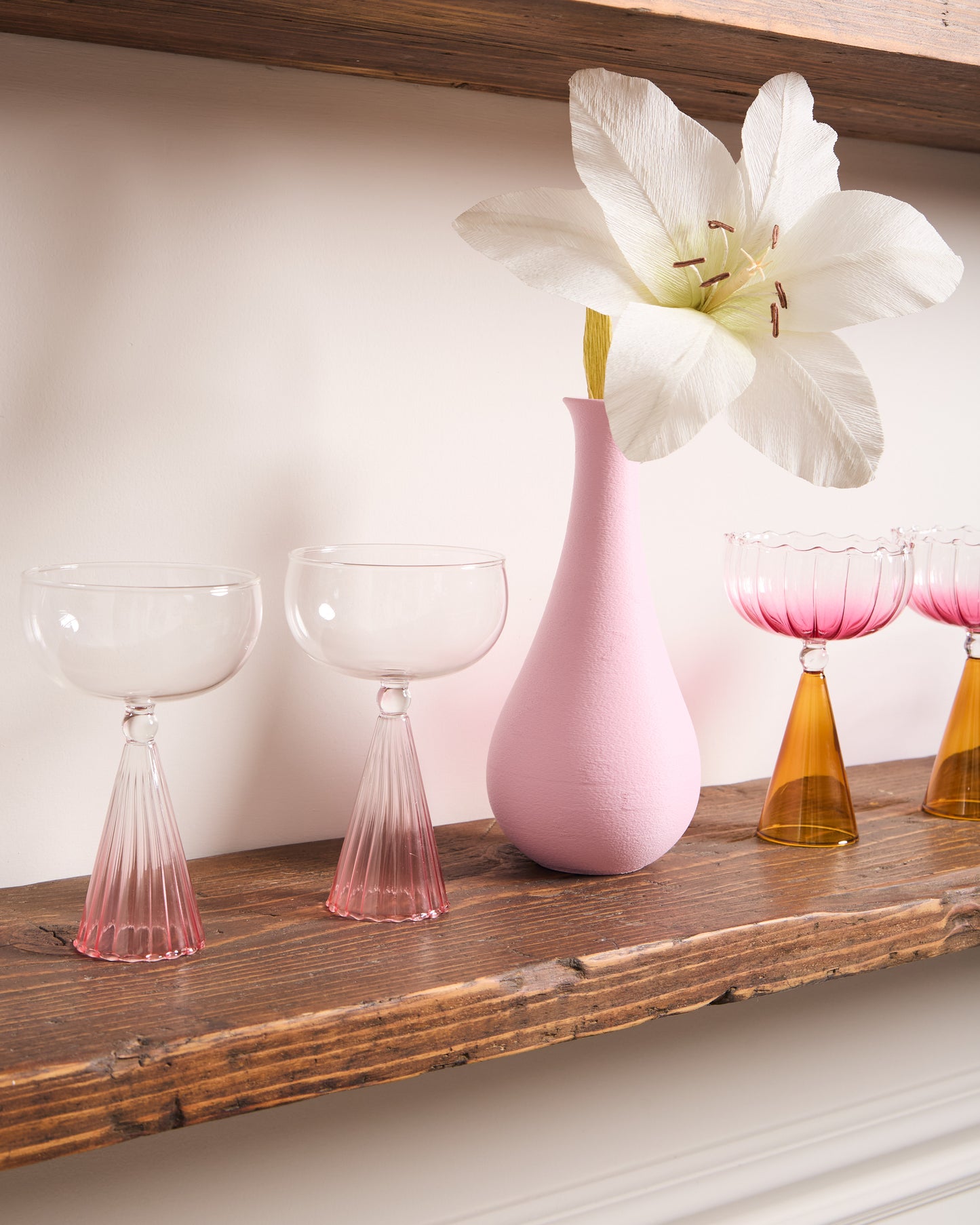 Teardrop Vase - Pink Sakura