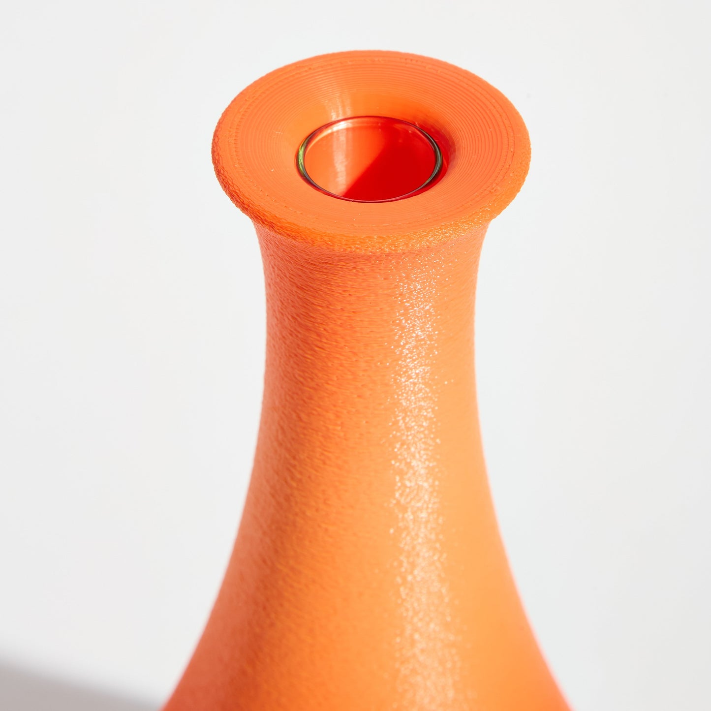 Teardrop Vase - Coral Orange