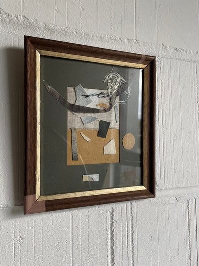 Rescued Frame 1-Adriana Jaros-Reurposed framed found at my local charity shop and a collag