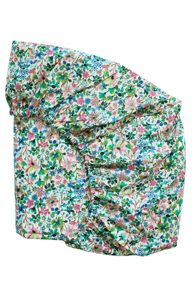 Fitted Sheet made with Liberty Fabric DREAMS OF SUMMER - Coco & Wolf
