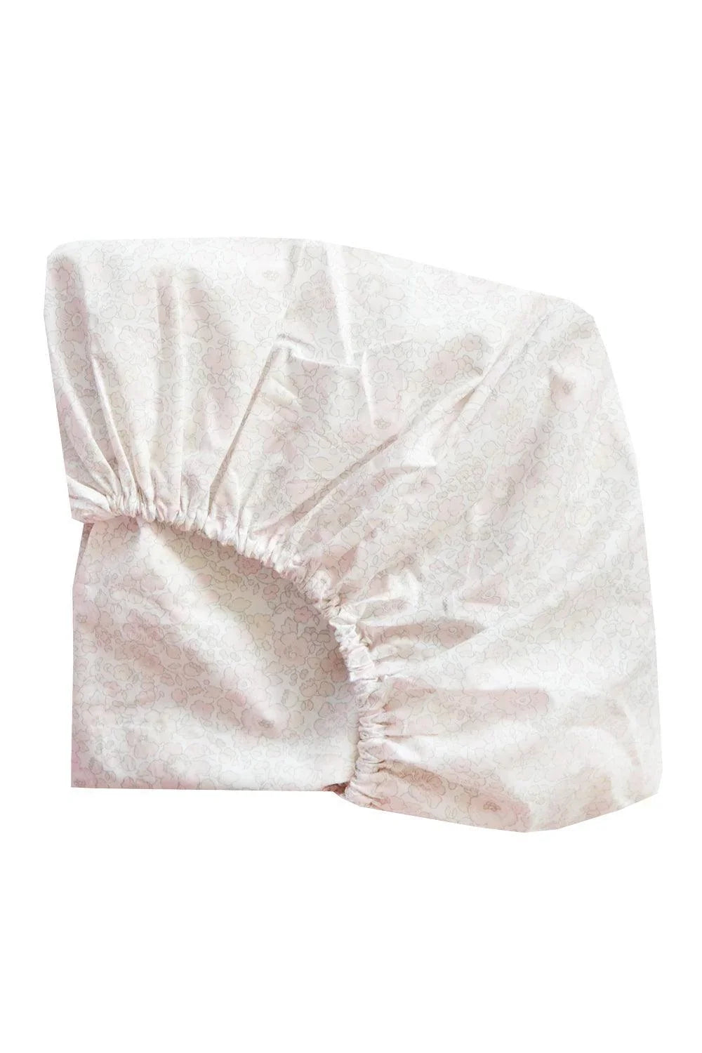 Fitted Sheet made with cotton Liberty Fabric BETSY LACE - Coco & Wolf