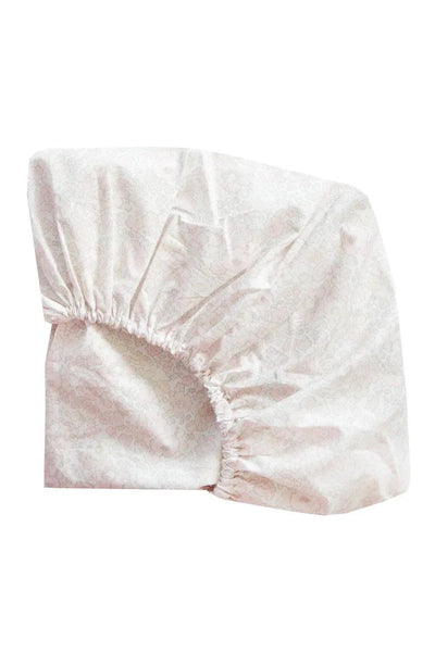 Fitted Sheet made with cotton Liberty Fabric BETSY LACE - Coco & Wolf
