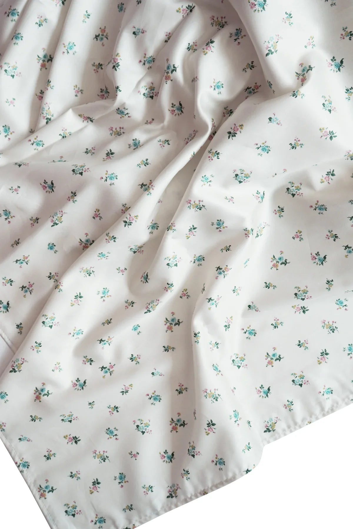 Flat Top Sheet Made With Liberty Fabrics & Bridgerton Posy Corsage Yellow