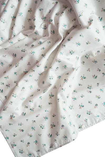 Flat Top Sheet Made With Liberty Fabrics & Bridgerton Posy Corsage Yellow