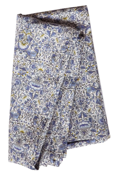 Flat Top Sheet made with Liberty Fabric LODDEN CHINA BLUE - Coco & Wolf