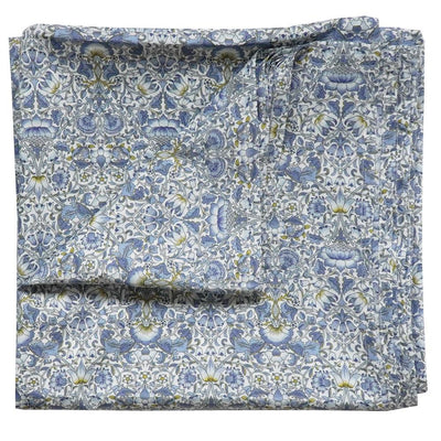Flat Top Sheet made with Liberty Fabric LODDEN CHINA BLUE - Coco & Wolf