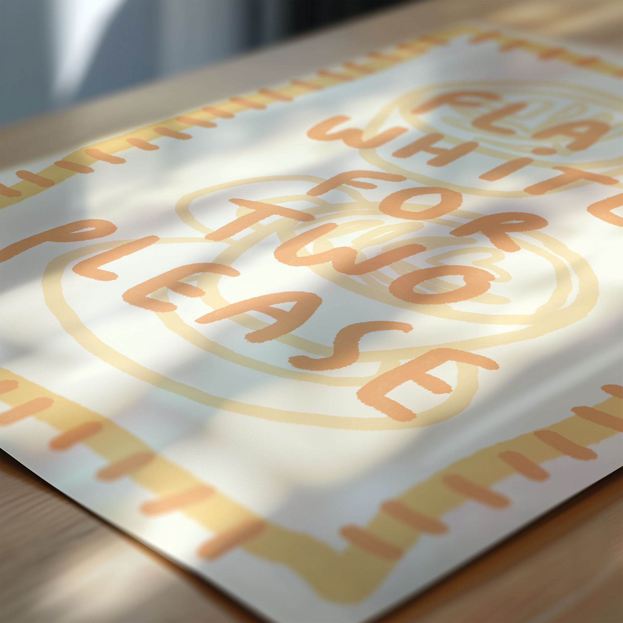 Flat Whites For Two Print