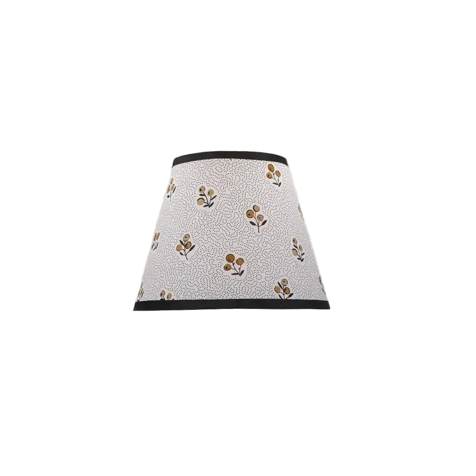 Flora Black Lamp Shade (Only) : Bobby - FLORA BLACK