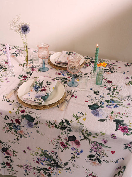 FLORA LINEN TABLECLOTH