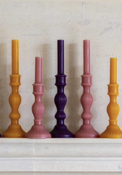 Florence Pillar Candle 32cm - Rose Set of 2 - Casa by Josephine Jenno