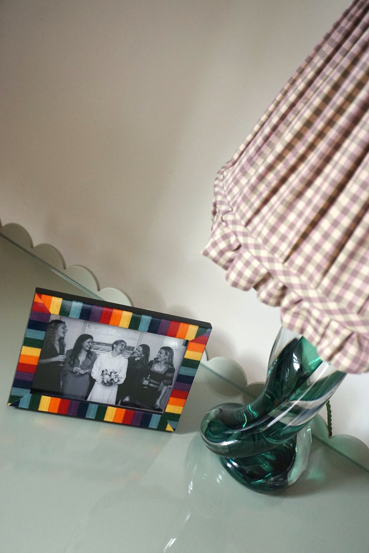 Marquetry Frame In Multicolour