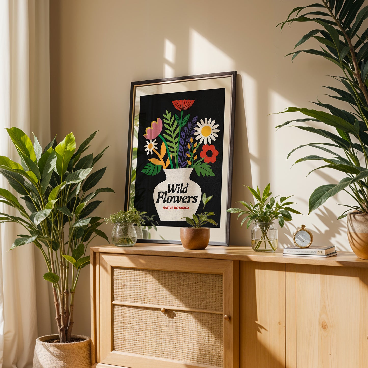 Wild Flowers - Botanical Print