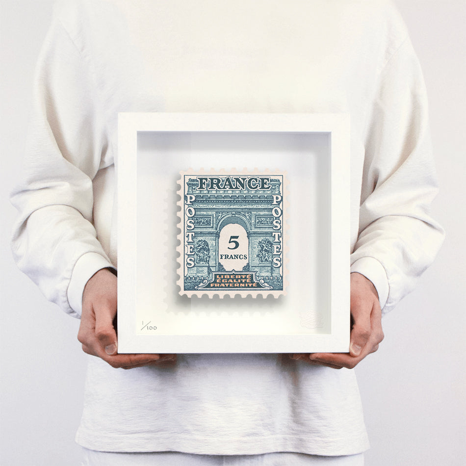 France Small Floating Print