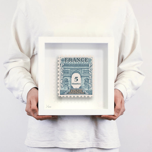 France Small Floating Print