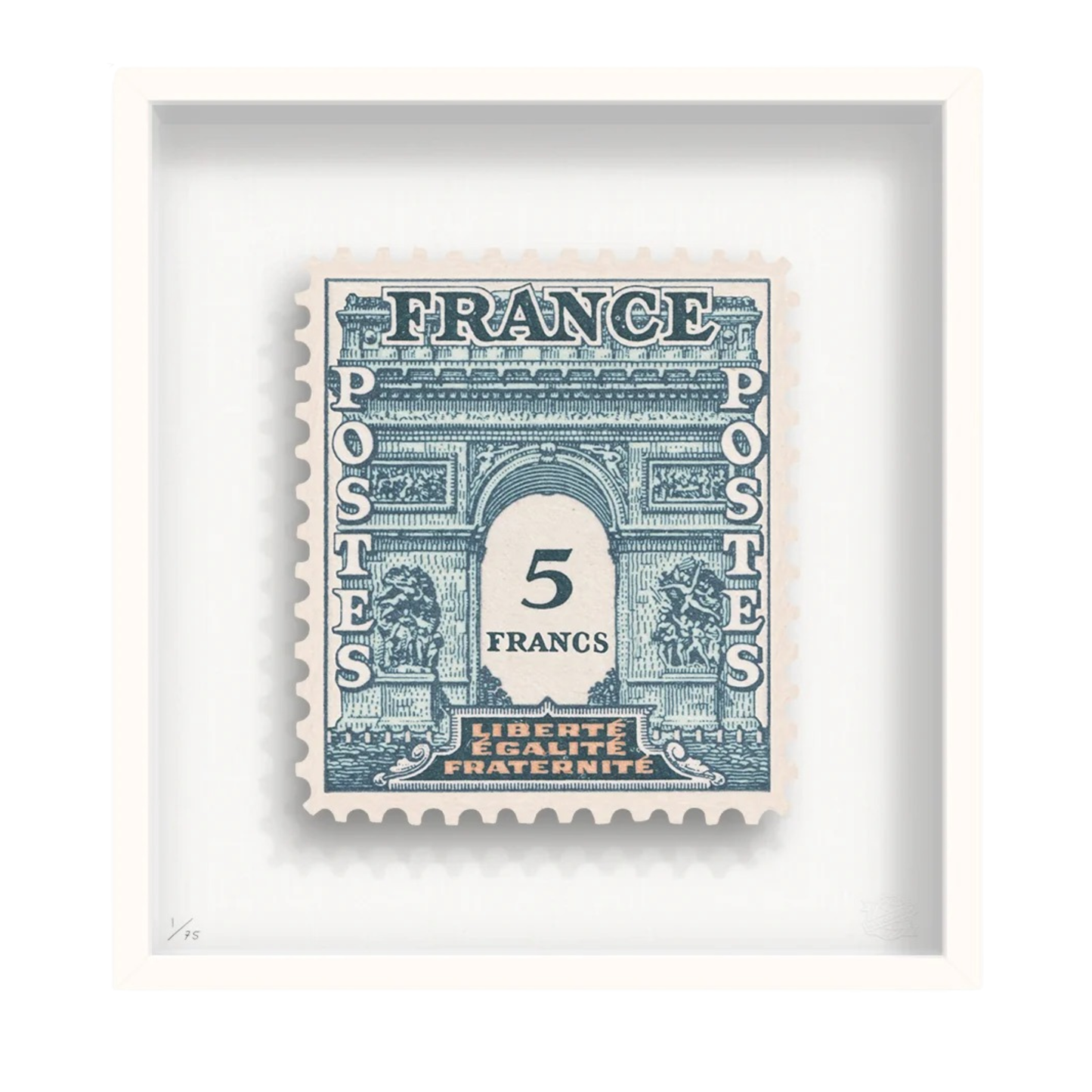 France Small Floating Print