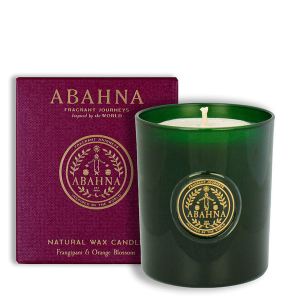 Spa-inspired floral bath gift – Abahna bath foam and candle duo