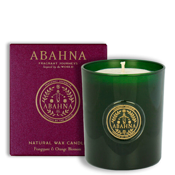 Spa-inspired floral bath gift – Abahna bath foam and candle duo