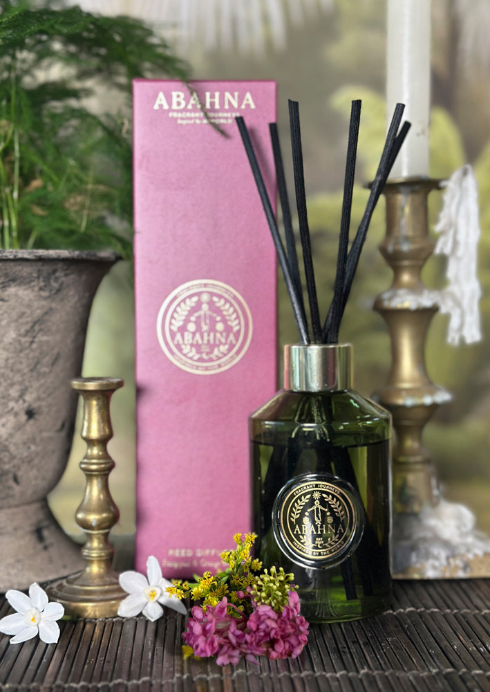 Cloakroom set – floral hand wash and diffuser by Abahna