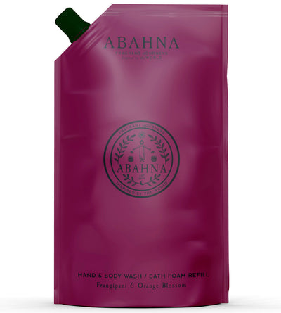 Frangipani & Orange Blossom hand wash and refill – vegan and cruelty free gift