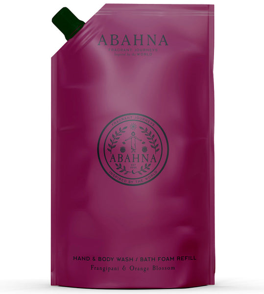 Frangipani & Orange Blossom hand wash and refill – vegan and cruelty free gift