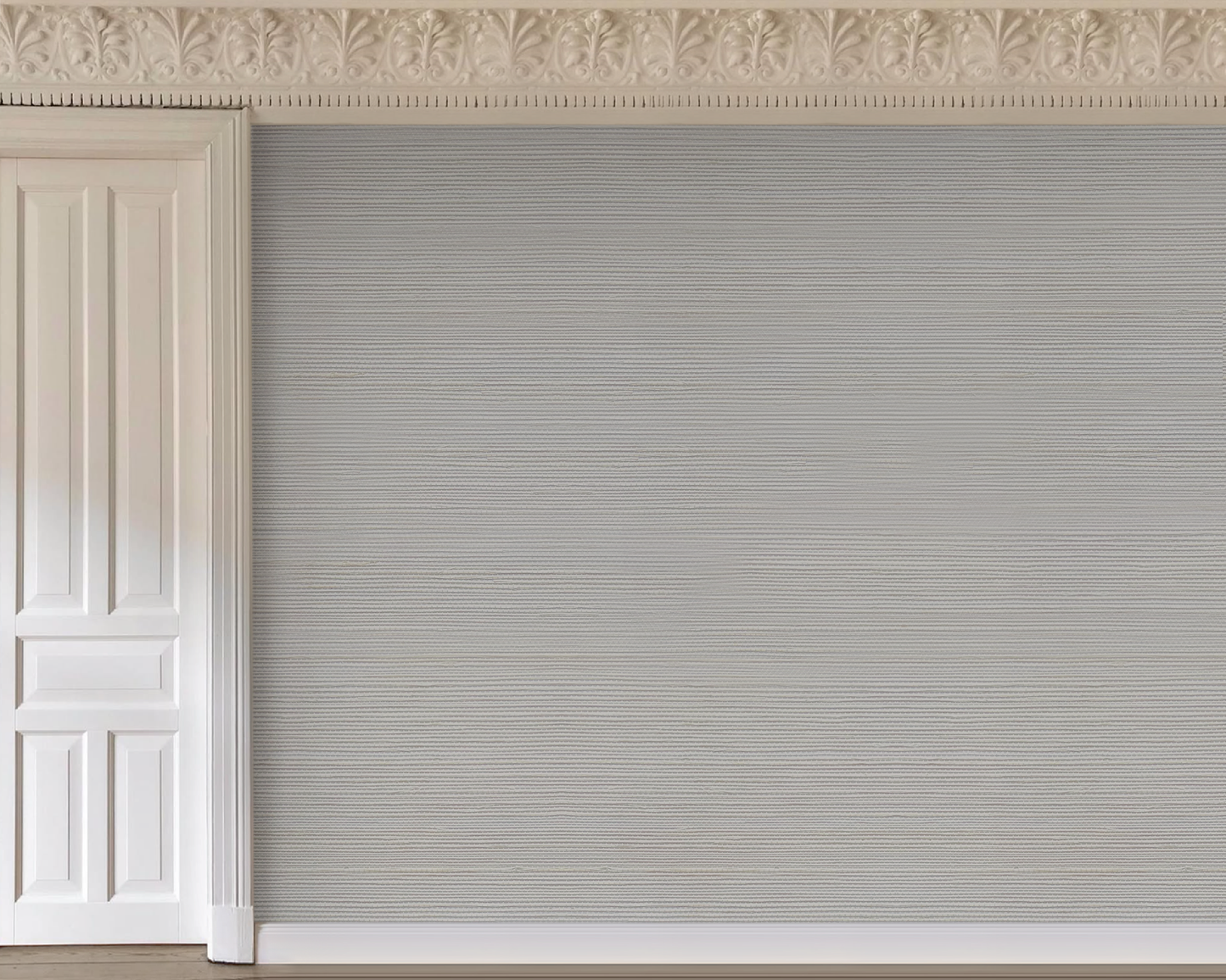Grasscloth Wallpaper - French Grey