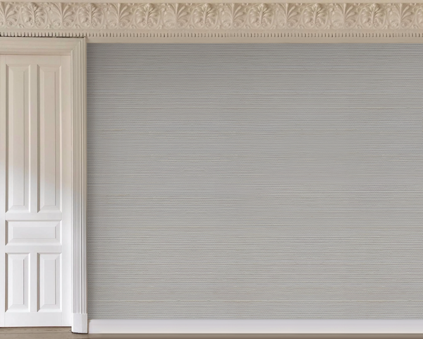 Grasscloth Wallpaper - French Grey
