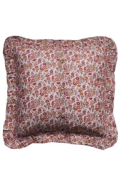 Frill Cushion made with Liberty Fabric CAPEL FLORET - Coco & Wolf