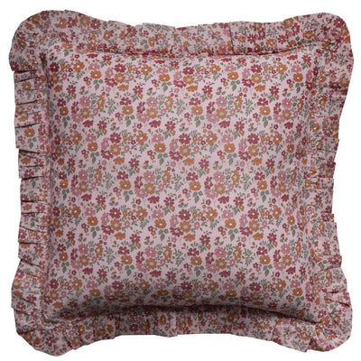 Frill Cushion made with Liberty Fabric CAPEL FLORET - Coco & Wolf