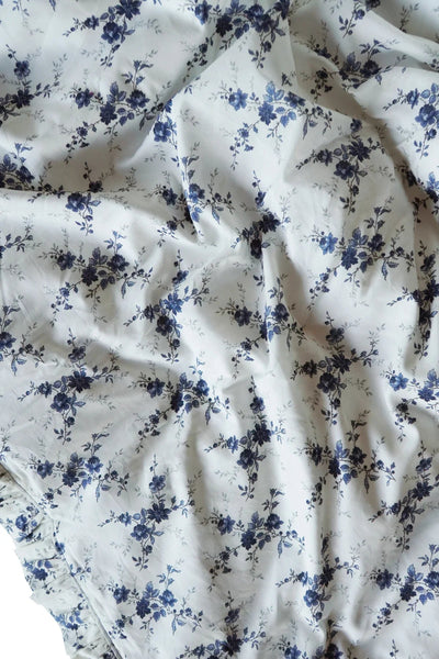 Reversible Ruffle-Edge Heirloom Quilt Made With Liberty Fabrics & Bridgerton Amelie Luise & Garland Hampers