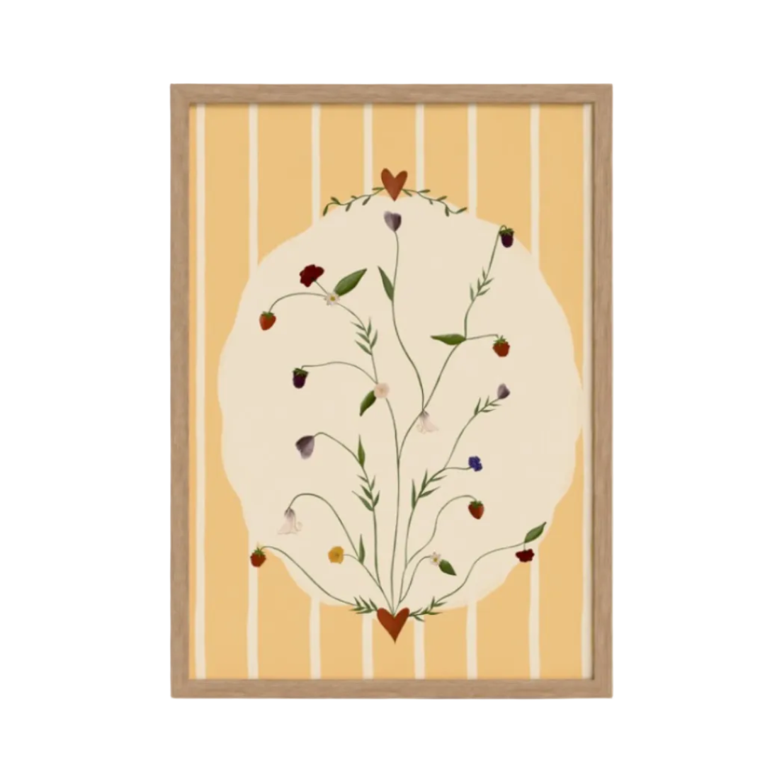 Fruits Des Bois art print — hand-illustrated giclée by Queen of the Rodeo