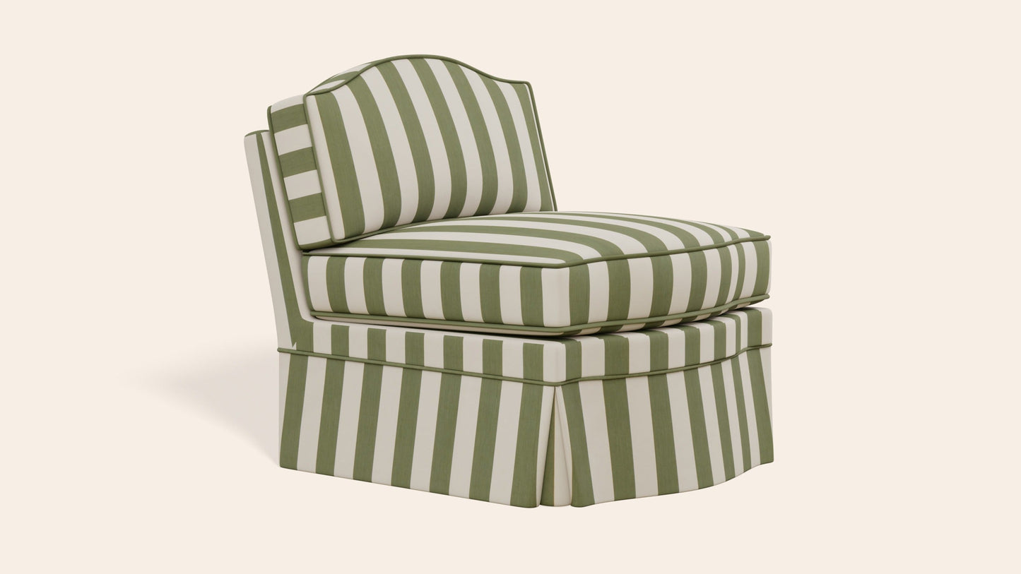 Felix Slipper Chair, Artichoke