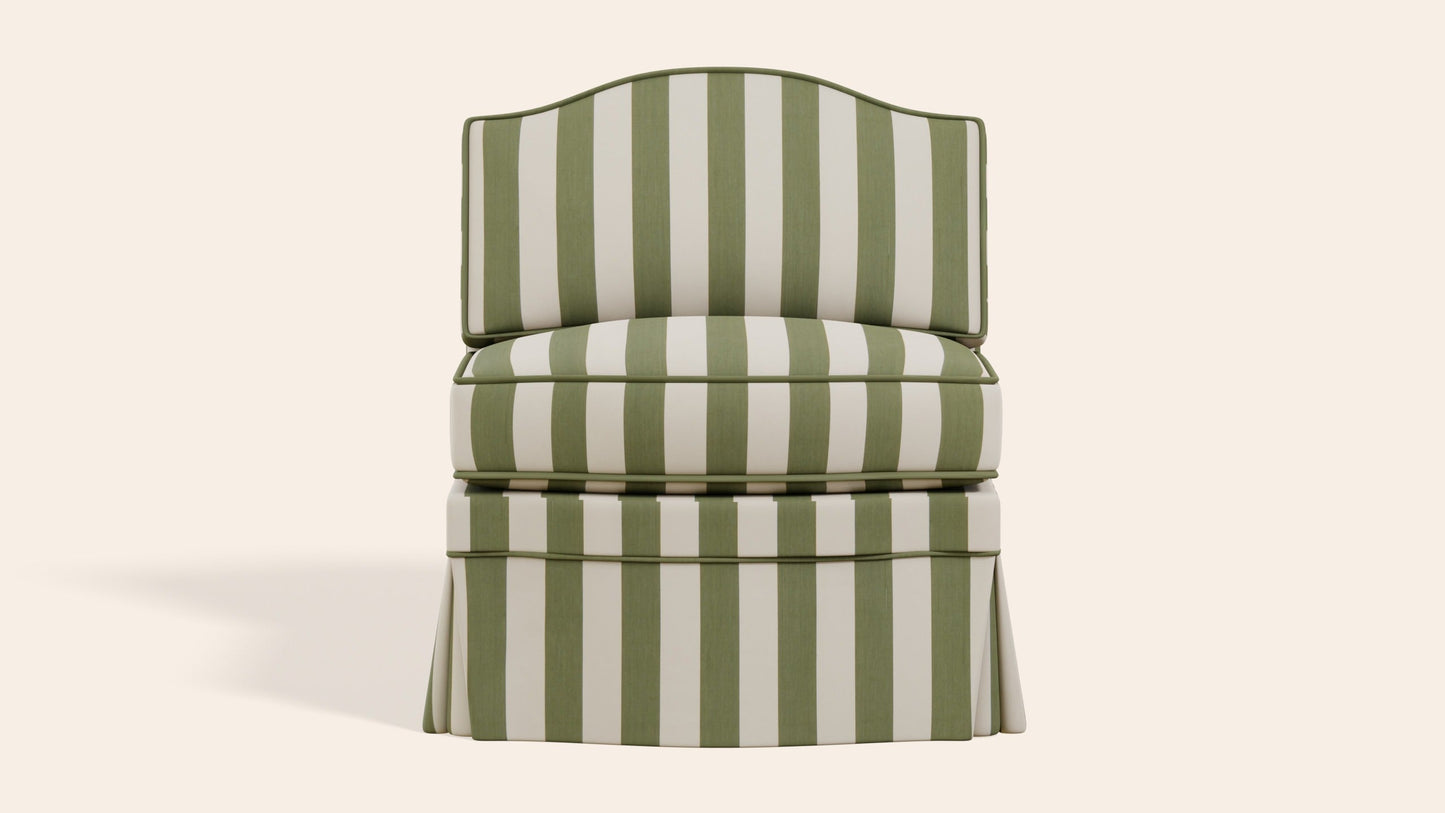 Felix Slipper Chair, Artichoke